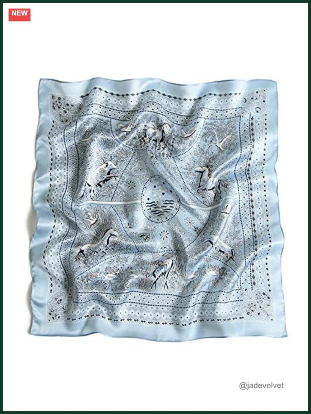 Mulberry Silk Small Square Scarf 21x21 Neck Scarf for Women Lightweight